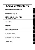 Preview for 7 page of Yamaha Tenere 700 2020 Service Manual