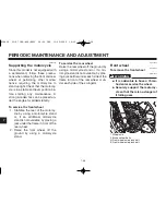 Предварительный просмотр 78 страницы Yamaha TENERE XT660Z Owner'S Manual