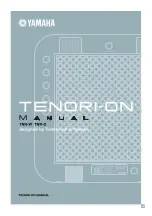 Yamaha TENORI-ON TNR-O Manual предпросмотр