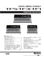 Предварительный просмотр 1 страницы Yamaha TF1 Service Manual