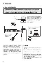 Предварительный просмотр 14 страницы Yamaha THR10 Owner'S Manual