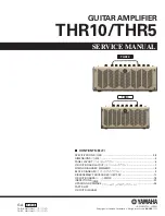 Предварительный просмотр 1 страницы Yamaha THR10 Service Manual