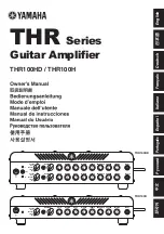 Предварительный просмотр 1 страницы Yamaha THR100H Owner'S Manual