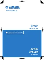 Yamaha Tmax XP500 2016 Owner'S Manual preview