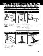 Yamaha Tough-Terrain T-335 Assembly Instructions preview