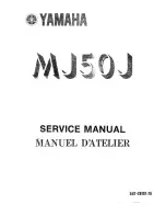 Yamaha Towny MJ50 Service Manual preview