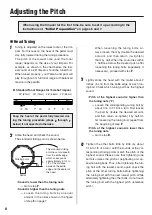 Preview for 8 page of Yamaha TP3323 Owner'S Manual