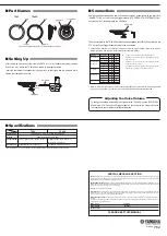 Preview for 2 page of Yamaha TP65 Owner'S Manual