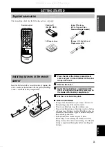 Preview for 5 page of Yamaha TR-5630RDS Owner'S Manual