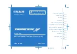 Preview for 1 page of Yamaha Tracer 9 GT 2021 Manual