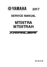 Предварительный просмотр 1 страницы Yamaha Tracer MT09TRAH 2017 Service Manual