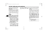 Предварительный просмотр 94 страницы Yamaha TRACER MTT850D Owner'S Manual