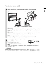 Предварительный просмотр 15 страницы Yamaha TransAcoustic TA2 Owner'S Manual