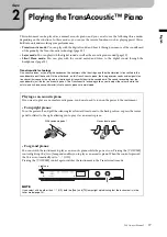 Предварительный просмотр 17 страницы Yamaha TransAcoustic TA2 Owner'S Manual