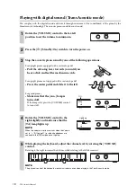 Предварительный просмотр 18 страницы Yamaha TransAcoustic TA2 Owner'S Manual