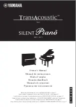 Yamaha TransAcoustic TA3 Owner'S Manual preview