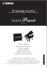 Yamaha TransAcoustic TA3 Owner'S Manual предпросмотр