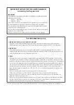 Preview for 6 page of Yamaha TRANSCOUSTIC SHTA Owner'S Manual