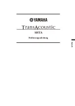 Preview for 9 page of Yamaha TRANSCOUSTIC SHTA Owner'S Manual