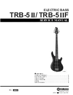 Yamaha TRB-5IIF Service Manual preview