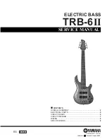 Предварительный просмотр 1 страницы Yamaha TRB-6II Service Manual