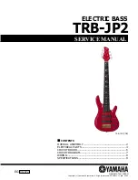 Предварительный просмотр 1 страницы Yamaha TRB-JP2 Service Manual