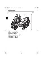 Предварительный просмотр 12 страницы Yamaha TRICITY 125 2016 Owner'S Manual