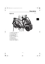 Предварительный просмотр 13 страницы Yamaha TRICITY 125 2016 Owner'S Manual