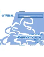 Yamaha Tricity MW125A Owner'S Manual preview