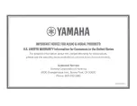 Preview for 6 page of Yamaha TRUE X BAR 40A Quick Start Manual