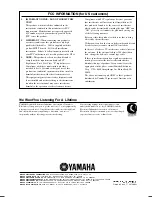 Preview for 20 page of Yamaha TSS-10 Owner'S Manual