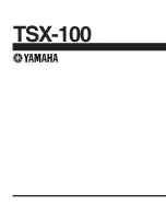 Preview for 40 page of Yamaha TSX-100 Service Manual