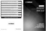 Yamaha TSX-112 Owner'S Manual preview