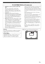 Preview for 3 page of Yamaha TSX-120BL Owner'S Manual