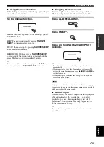 Preview for 11 page of Yamaha TSX-120BL Owner'S Manual