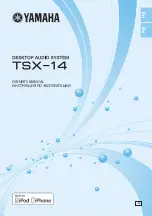 Yamaha TSX-14 Owner'S Manual preview