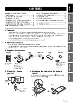 Preview for 3 page of Yamaha TSX-140 Owner'S Manual