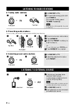 Preview for 10 page of Yamaha TSX-140 Owner'S Manual