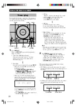 Preview for 24 page of Yamaha TSX-15 Owner'S Manual