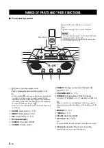 Preview for 6 page of Yamaha TSX-70 Owner'S Manual