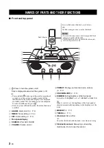 Preview for 4 page of Yamaha TSX-70BR Owner'S Manual