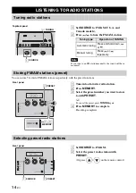 Preview for 18 page of Yamaha TSX-B141 Owner'S Manual