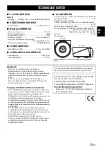 Preview for 43 page of Yamaha TSX-B15 Owner'S Manual