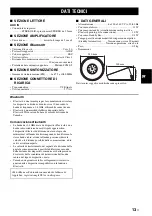 Preview for 71 page of Yamaha TSX-B15 Owner'S Manual