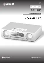 Предварительный просмотр 1 страницы Yamaha TSX-B232 Owner'S Manual