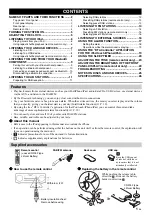 Предварительный просмотр 3 страницы Yamaha TSX-B232 Owner'S Manual