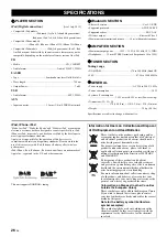 Предварительный просмотр 28 страницы Yamaha TSX-B232 Owner'S Manual