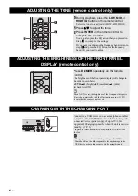 Preview for 8 page of Yamaha TSX-B235 Owner'S Manual