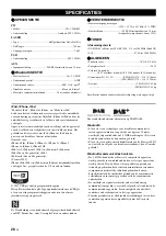 Preview for 196 page of Yamaha TSX-B235 Owner'S Manual