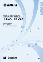 Yamaha TSX-B72WH Owner'S Manual preview